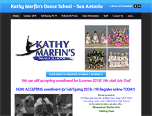 Tablet Screenshot of kmdanceschool.com